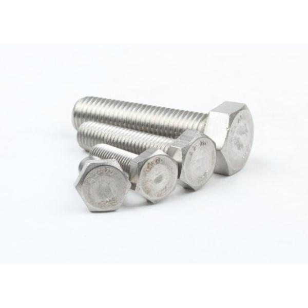 Stainless Steel 904L Hex metal Bolts 1/4”-20 Electropolished Finish for Chemical Processing Applications