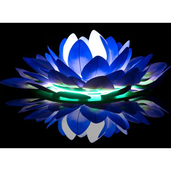 LED Emulation Lotus Lights Water Landscape Outdoor Waterproof Pond Bright Decorative Landscape Project