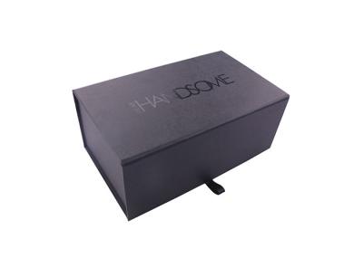 Matt Black Cardboard Medium Foldable Gift Boxes Kraft For T - Shirt Packaging