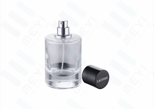 garrafa de perfume 75ml de vidro que empacota com o tampão magnético preto para o perfume luxuoso