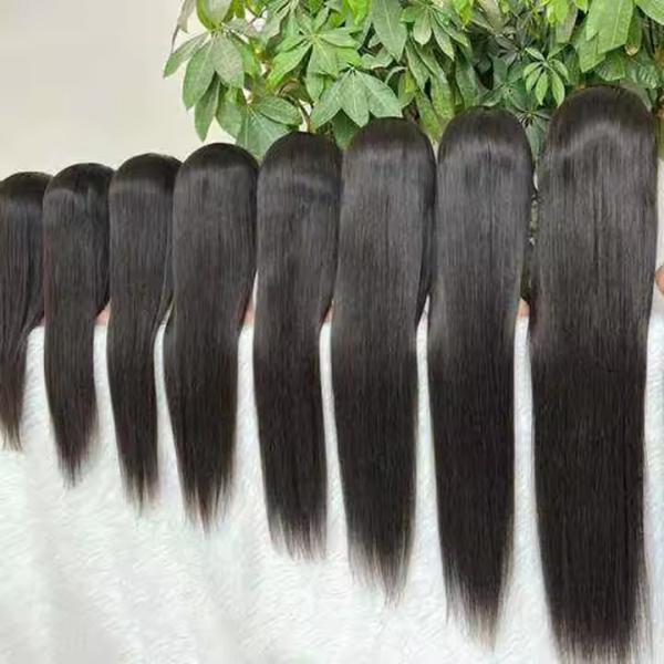 13x4HD Lace Front Wig Bone Straight Human Hair Wig PrePlucked
