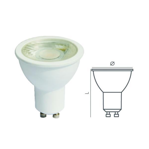 Indoor LED Gu10 Spotlight 7w Office Bulb with Lighting and Circuitry Design Service