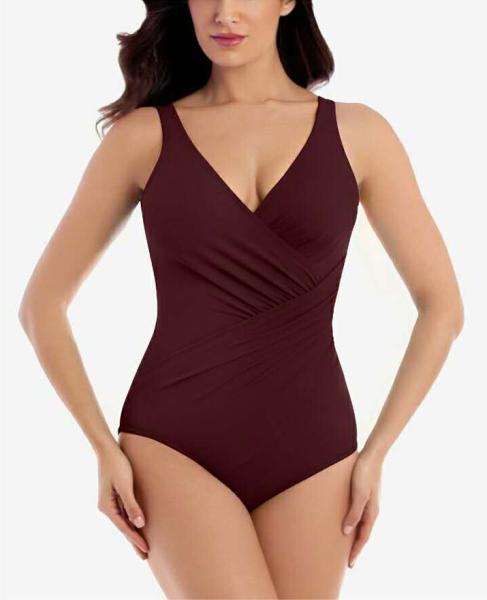 Tiered Layer Tie a Knot Front Top With Low waist Bikini swimsuit high cut