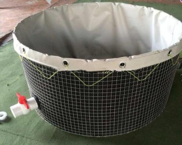 2 mm de malha de aço Tanque de peixe de lona e tanque de peixe de lona