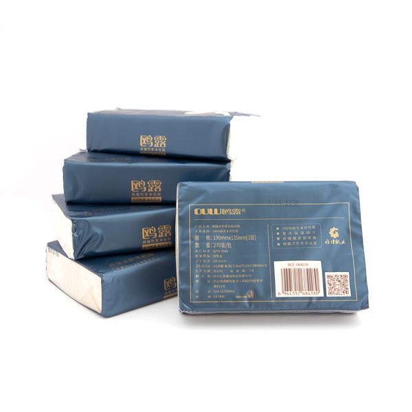 Facial Tissue Wholesale 100% Virgin Bamboo Pulp Custom Paper Tissue 2/3/4 Ply Strong Water Absorption OEM Available for Home Use