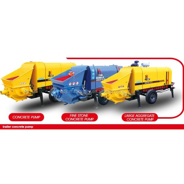 Дизельное и электрическое питание Тип буксировщик за прицепом Стационарная станция Бетонный насос Швинг-стеттер Бетонные насосы