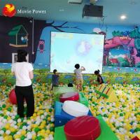 Bola de jogos interativa mágica AR da projeção da parede 3d que bate o divertimento