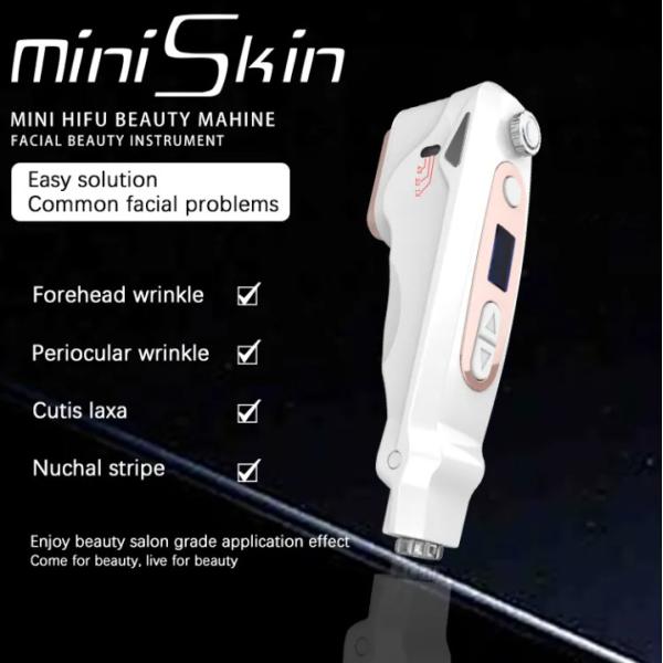 Мини HIFU антиморщины антивозрастный лифт лица массажник лица машина для ухода за кожей