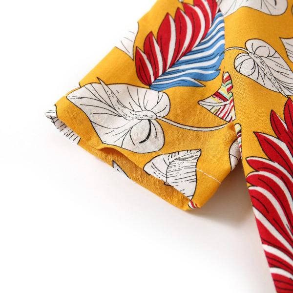 Children'S Outfit Sets Summer Boy Short Sleeved Shirt Woven Pants Suit