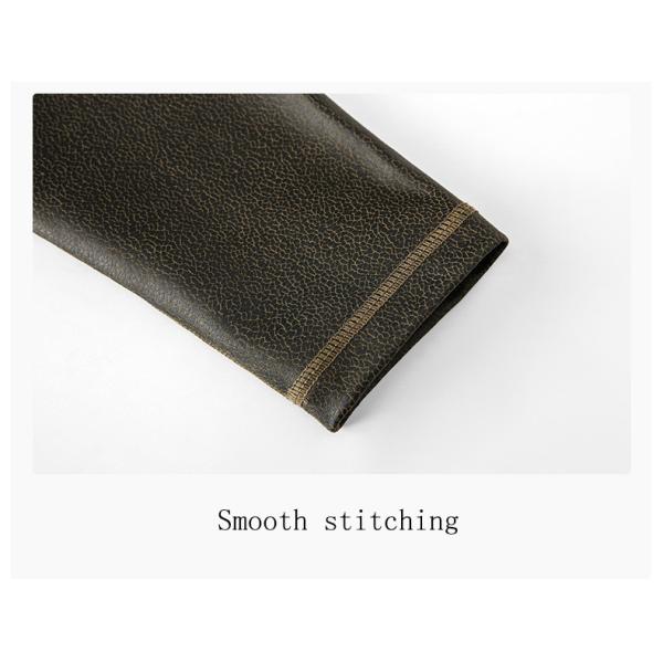 Hidden Pocket Yoga Pants Nude Gilded Women Matte Faux Leather Leggings