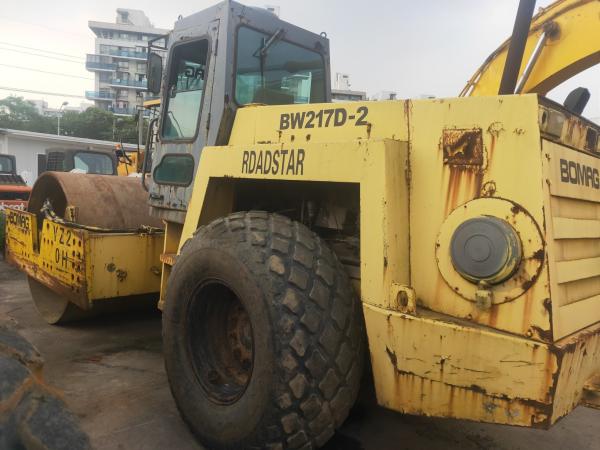                  100% Original High Quality Single Drum Road Roller Bomag Bw217D-2, Used Germany Made Bomag Vibratory Smooth Soil Compactor Bw217 Bw219 on Promotion             