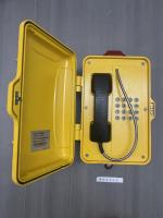 IP68 Téléphone industriel analogique résistant aux intempéries VoIP extérieur avec amplificateur intégré de 30W maximum et POE en option
