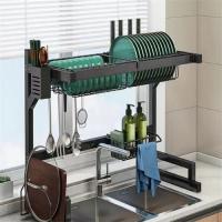 Multi Functional Bowl Dish Sink Drain Rack With Anti Slip Suction Cup Foot Pads No Shaking Or Deformation OEM