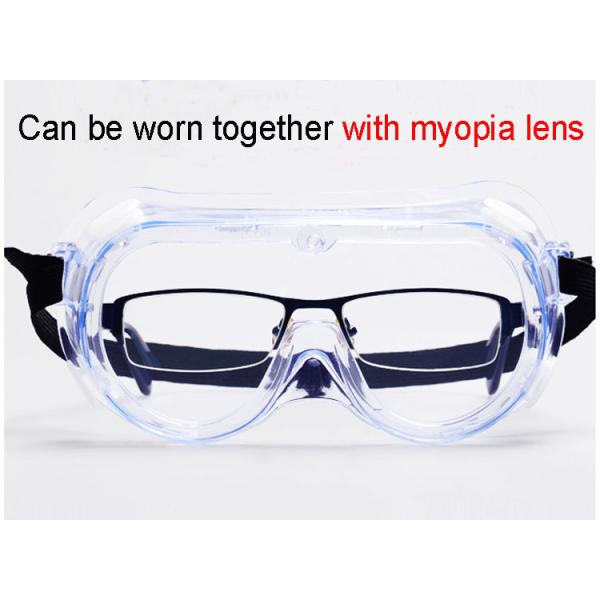 Safety Medical Goggles Protective surgery Safety Glasses wearing with myopia lens together
