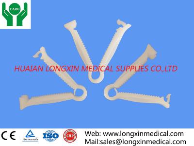 disposable plastic sterile PE packing umbilical cord clamp,umbilical cord clamp clipper