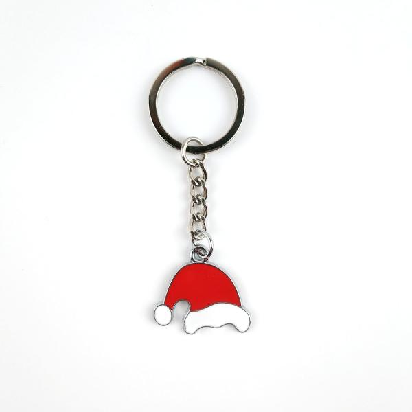 Christmas Themed Soft Enamel Keychain Festive Bell Designs for Holiday Cheer