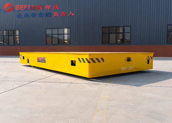 PU Wheels Trackless Battery Warehouse Carts