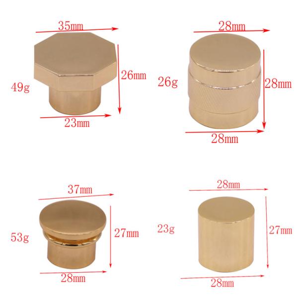 Сплав цинка крышки духов Замак дизайна моды магнитный освобождает для таможни
