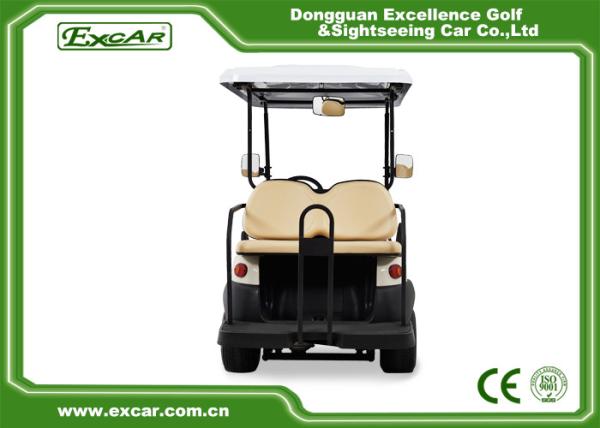 O branco usou carrinhos de golfe bondes com CE Trojan da bateria aprovou 4 Seater 275A