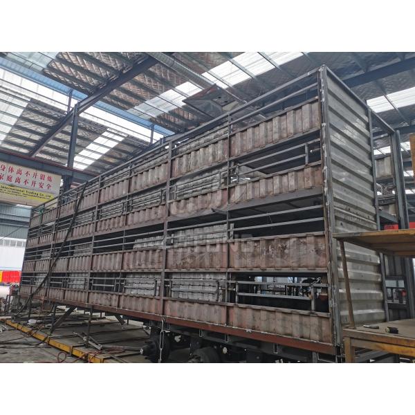 3-осевой 40T Животноводческий забор грузовой прицеп Животноводческий мини полуприцеп для фермы