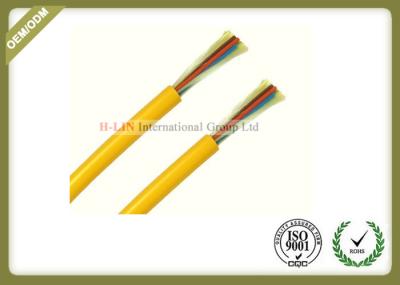 GJFJV 8Core indoor fiber optic cable SM Bundle type with tight buffer