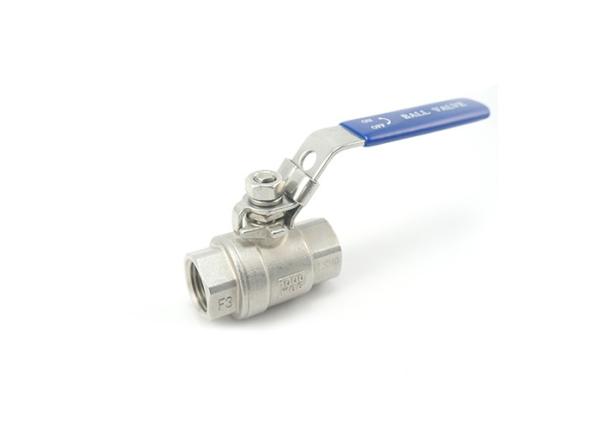DN40 Stainless Steel Water Valves , 200WOG Tc End 4 Inch Ball Valves