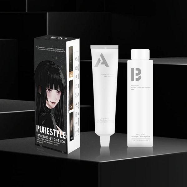 Home Hair Color Kit White Hair Coverage Cream Developer Permanent Hair Dye OEM Available Hair Color Manufacturer