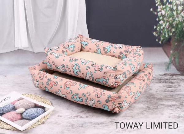  				Printing Cute Design Dog Beds Pup Cat Cool Sleeping Pads 	        