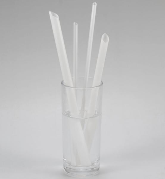Wrapped Biodegradable Plastic Straws Individually Compostable PLA Drinking