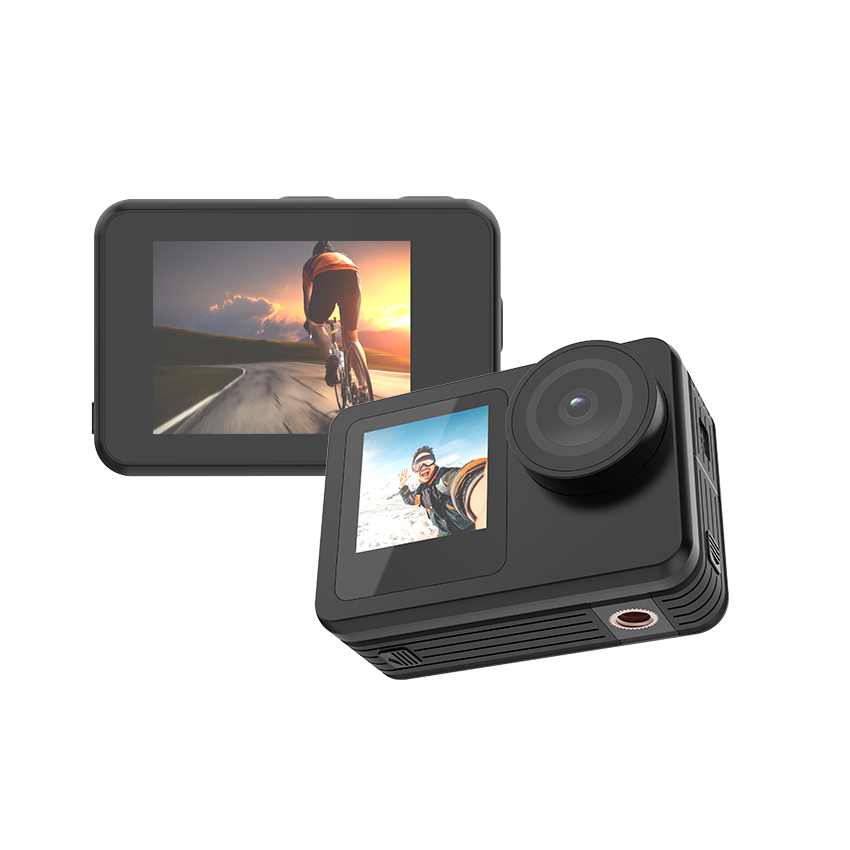 Outdoor 4K UHD Sports Action Camera With 20M Waterproof And 6 Axis EIS