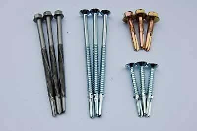 Galvanized Hex Self Drilling Screws Roofing Plating Color Hexagon Self Drilling Screw For Wood
