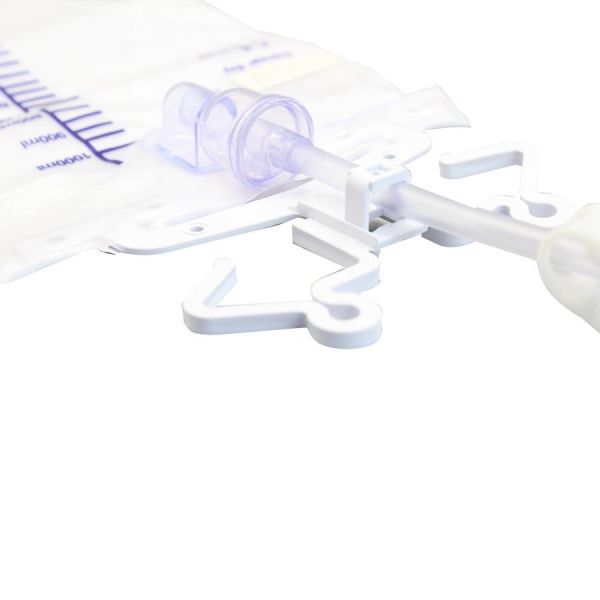 Durable Drainage Bag for Silicone Reservoirs – Anti-Reflux Design with PVC Tube