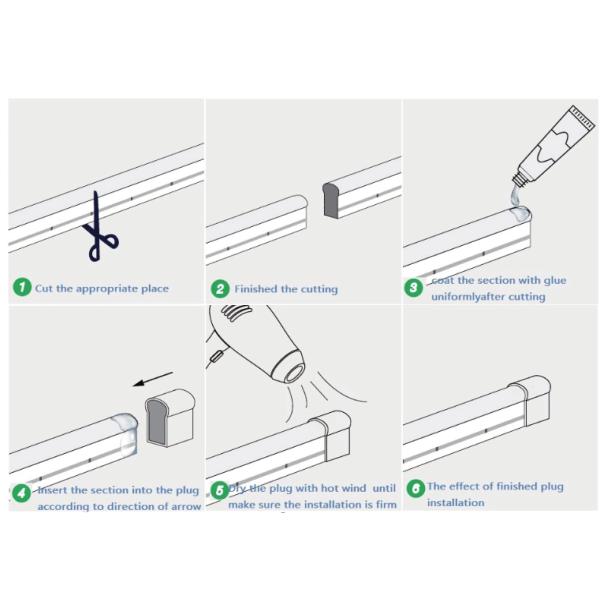Гибкая трубка 12×12mm силикона СИД для неонового ODM OEM светов СИД