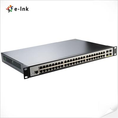 L2+ 48 ports 10 100 1000T 802.3at PoE + 4 ports 100 1000X SFP Géré commutateur