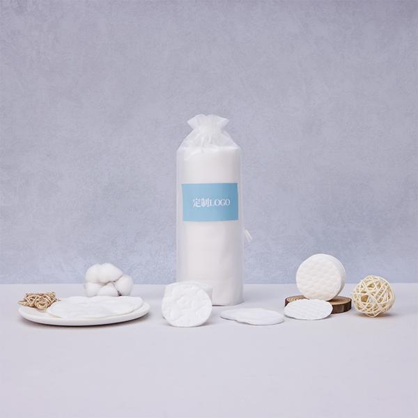 100% de coton biodégradable Ronds non tissés Démaquillant coton
