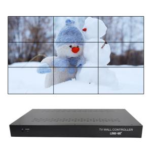9 Channels HDMI Video Wall Controller 3X3 Zoom Subtitles Multi Display