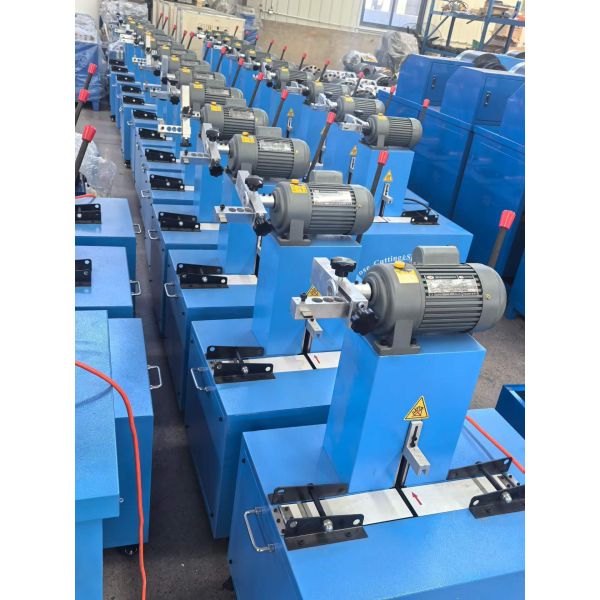 2 Inch Blue Color Electric From 6 To 51mm Hose Cutting And Skiving Machine With Protective Devices 220V/380V Voltage And 10 Interchangeable Dies Two Function Into One Machine