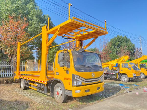4X2 Cheap Price Small Car Transport Truck Car Carrier Platform for 4 Pieces Auto Transport