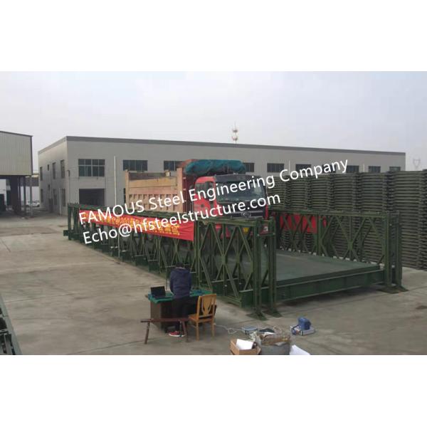 Australia Standard Stable Fortified Medium Span Bailey Bridge Steel Bridge Truss Assembly New Zealand Certified