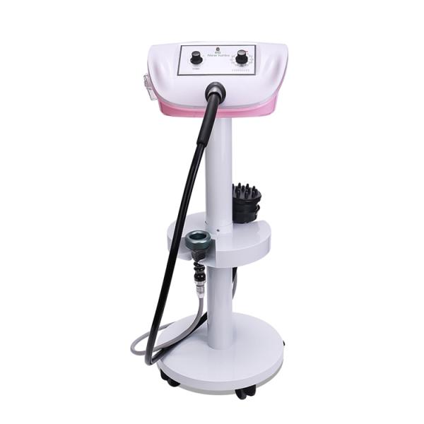 2024 2 in 1 pink G8 Vibration Body Massage Vacuum Heating Slimming Machine with Stand