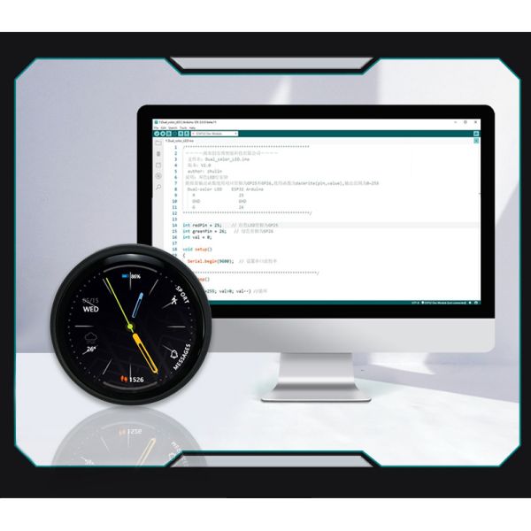 1.28 Inch ESP32-C3 Circular Display 240*240 IPS LCD Touch Screen TFT Module WIFI Development Board