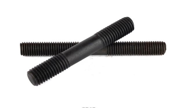 Carbon Steel Class 4.8 Zinc Yellow Plated Black Double Head Hanger Bolt With Wood Thread