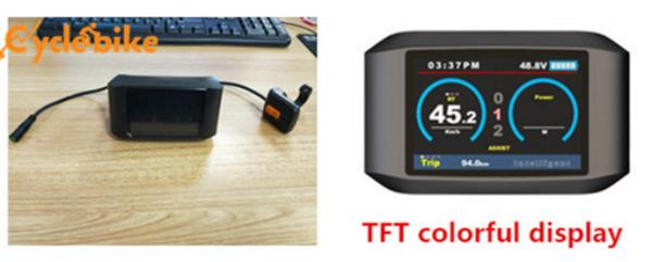TFT Programmable Electric Bike Hub Motor Kit 48v / 72v / 96v 5000w