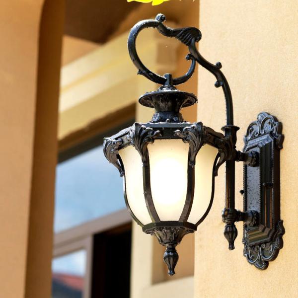 Retro wall lamp outdoor waterproof balcony lamp decoration aisle garden lamp over the garden wall(WH-HR-73)