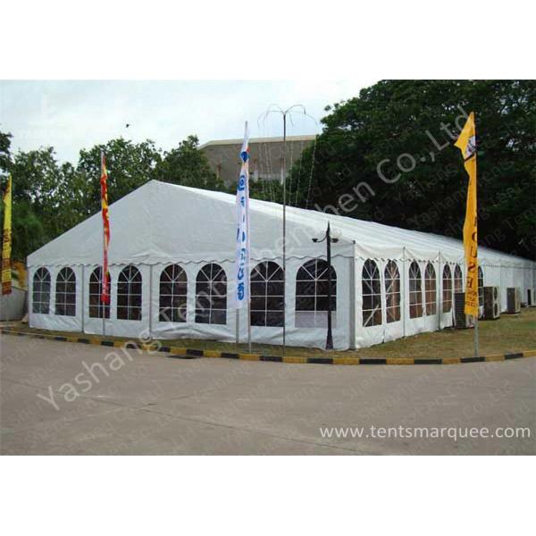 Hard Extruded Aluminum tents for parties , 850 gsm Soft PVC Fabric Cover