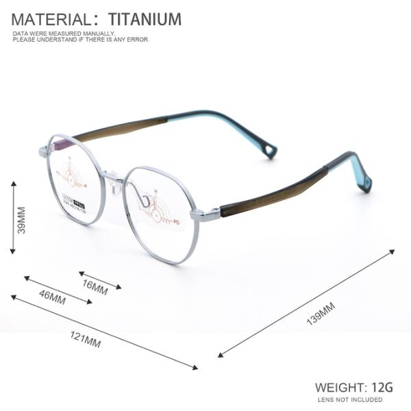 Moda Hipoalergénico Metal Y PPSU Gafas para niños LF 2544