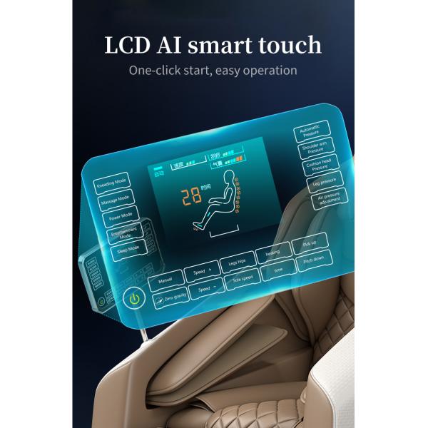 24 Roller Electric Shiatsu Massage Chair ROHS Real Relax LCD AI