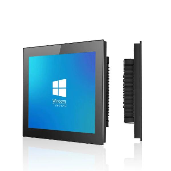 Intel J64 24 pulgadas pantalla táctil capacitiva impermeable todo en un ordenador panel industrial sin ventilador PC IPC incrustado