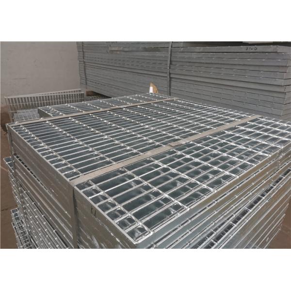 Silver Color 316 Stainless Steel Floor Grating 100mm*6mm For Power Stations