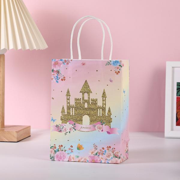 Bolsas de papel personalizadas com impressão em gravura e logotipo personalizado